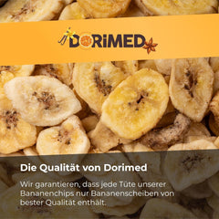 Chips de banane 1 kg | Tranches croustillantes de chips de banane aux fruits secs | collation saine au goût délicieux | Produits déshydratés Naty Shop