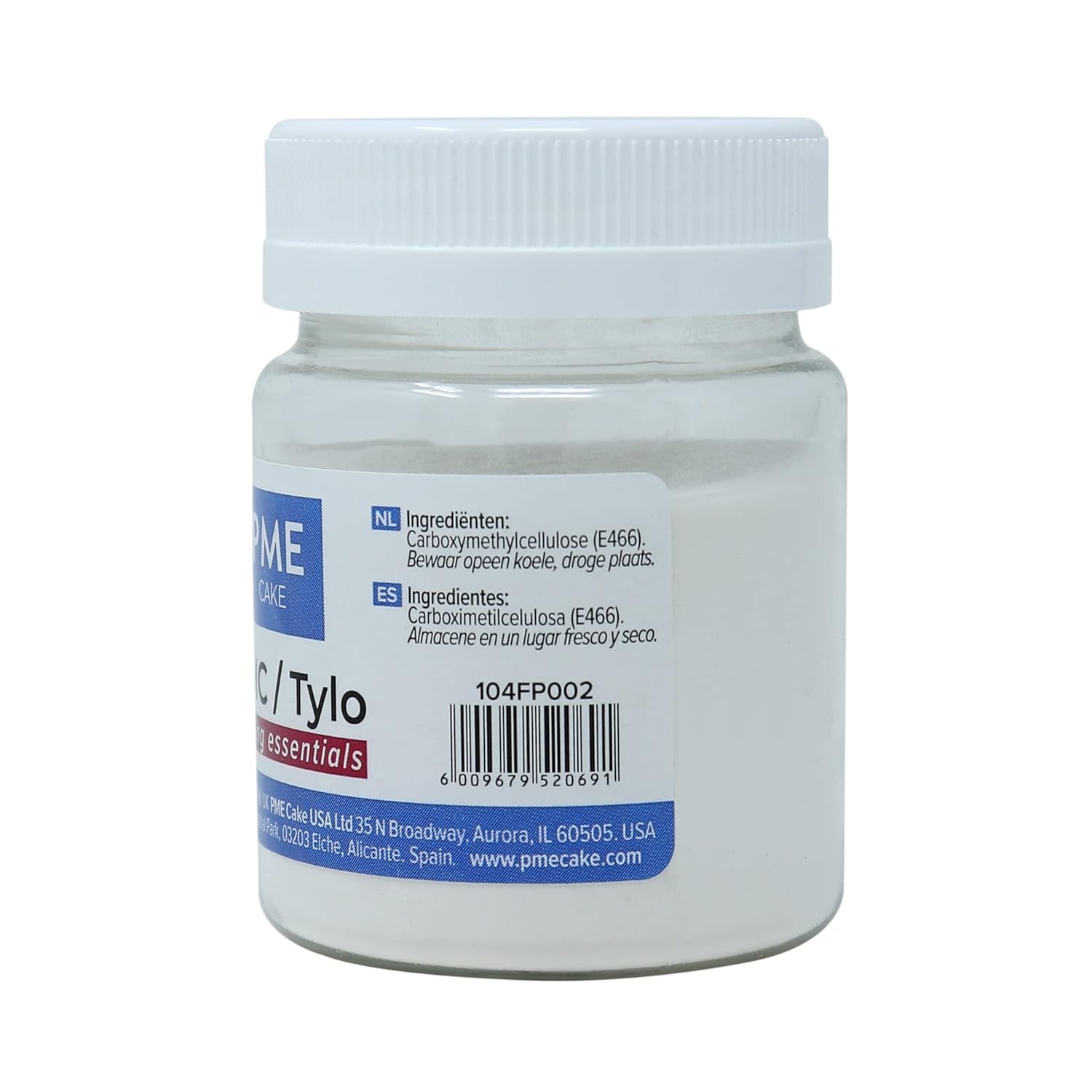 CMC/Tylo (poudre de fleur), 55 g de pâte à sucre Naty Shop