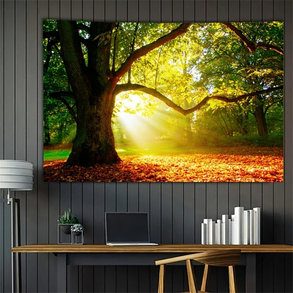 Covor tapiserie padure panza copac soare cer Casa - Accesorii si Decoratiuni Naty Shop 200L X 150B Cm