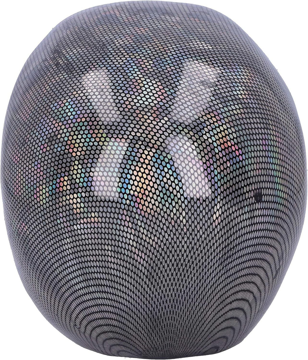 Craniu din plasă de pește argintiu holografic Ornament craniu din plasă de pește argintiu holografic, argintiu, 16,5 cm Statuete si sculpturi Naty Shop