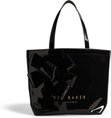 Ted Baker Nikicon Sacs à main en vinyle avec nœud Femme Naty Shop Noir
