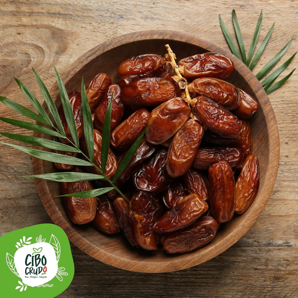 Dattes sans pépins Deglet Nour Bio - 500g. Dattes séchées Deglet Nour naturelles et biologiques. Dattes séchées. Produits déshydratés Naty Shop