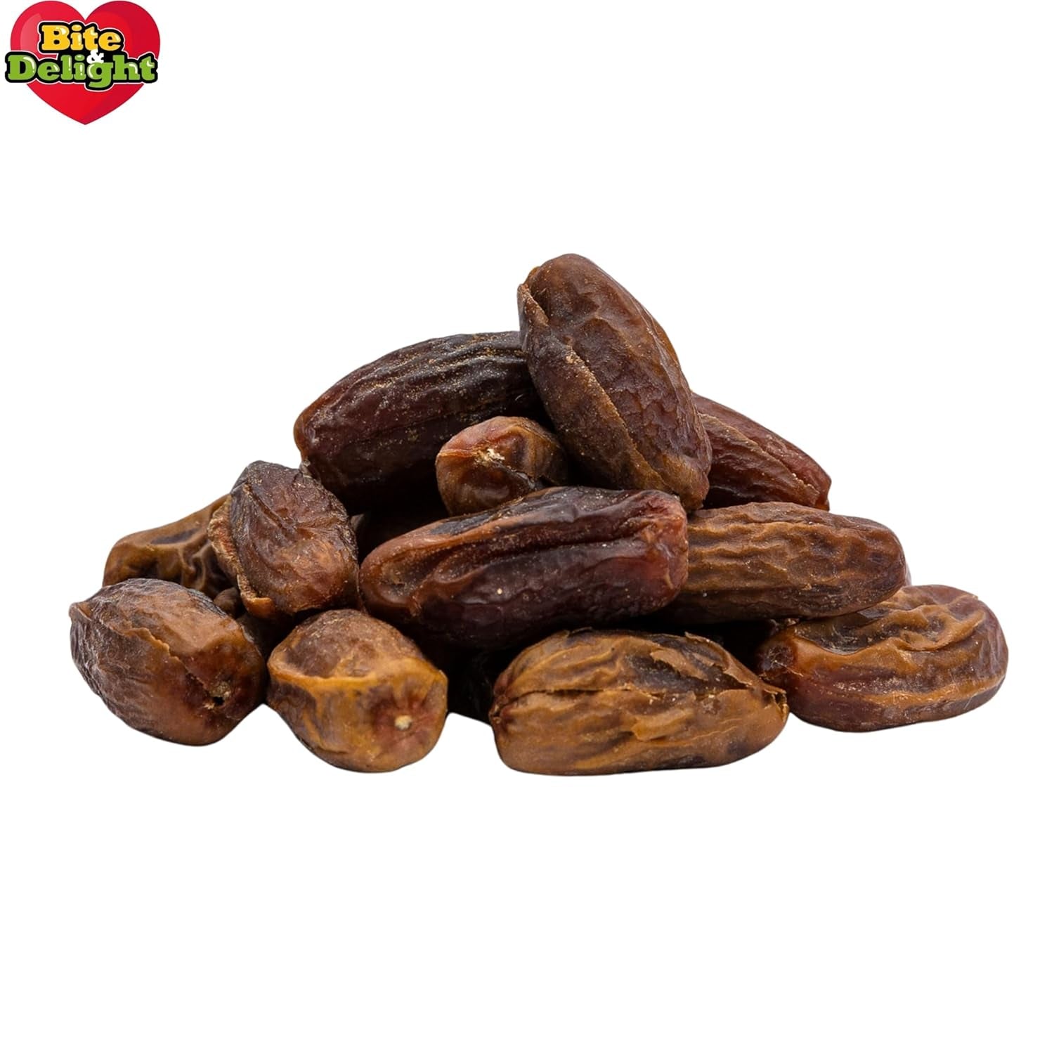 Dattes séchées Bite & Delight - Entières, séchées et naturelles - Bonbons aromatiques - Délicieuses et juteuses - Snacks aux fruits prêts à consommer - Vegan - Sans sucre ajouté - 1250g de produits déshydratés Naty Shop