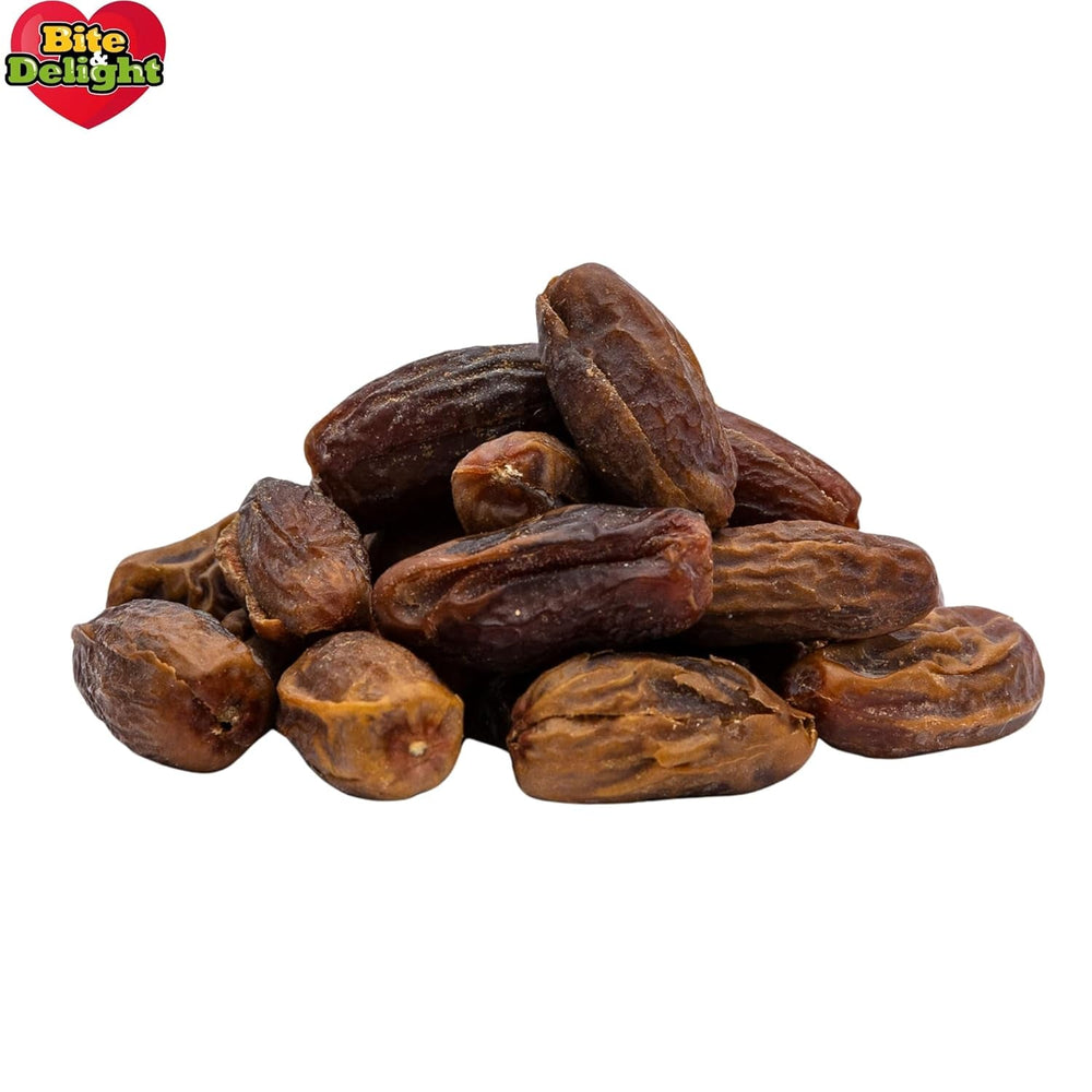 Dattes séchées Bite & Delight - Entières, séchées et naturelles - Bonbons aromatiques - Délicieuses et juteuses - Snacks aux fruits prêts à consommer - Vegan - Sans sucre ajouté - 1250g de produits déshydratés Naty Shop