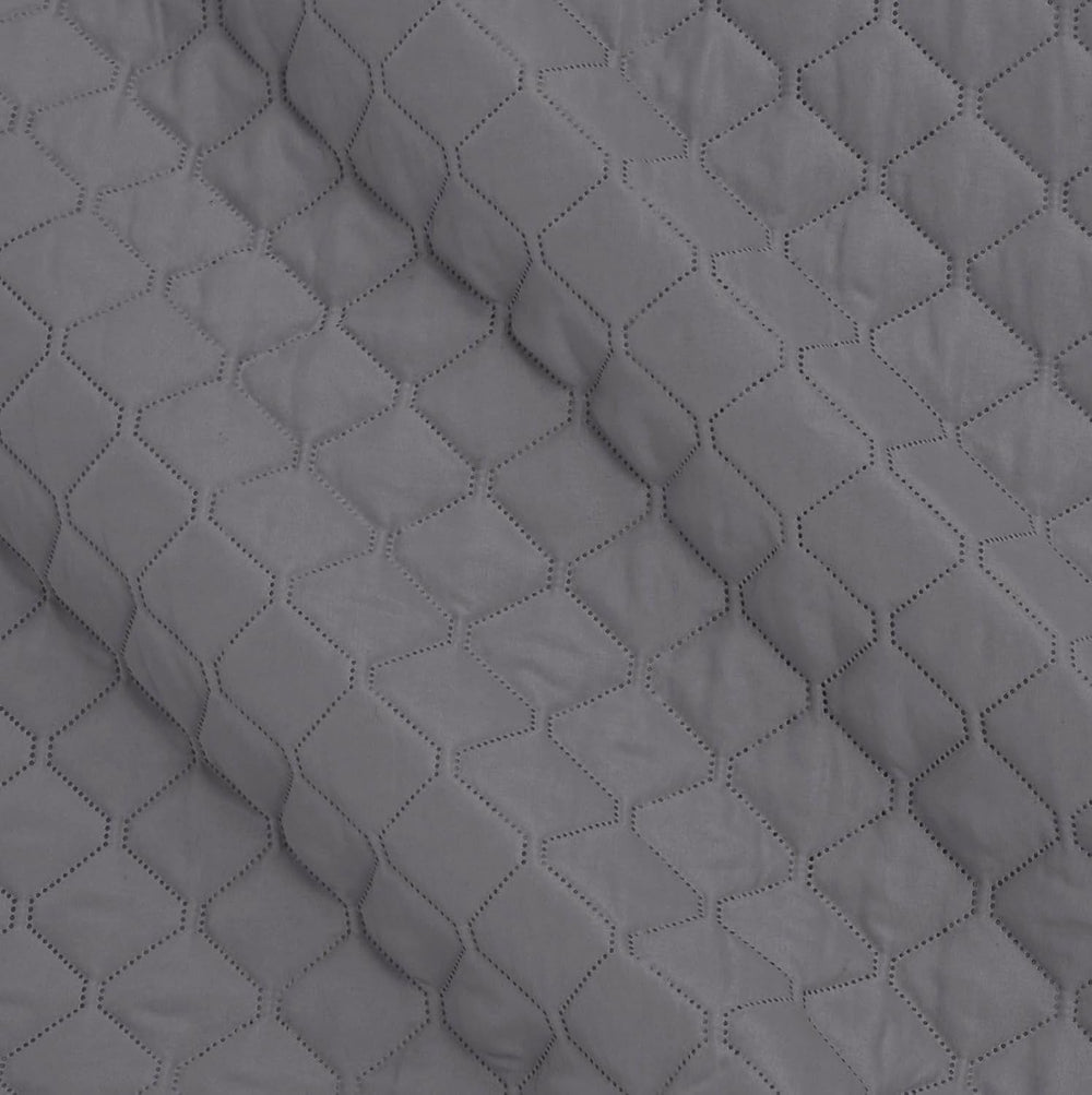 Amazon Basics Couette surdimensionnée avec relief, 170 X 210 cm, motif losanges gris foncé Lits et couvertures Besuche den Amazon Basics-Store