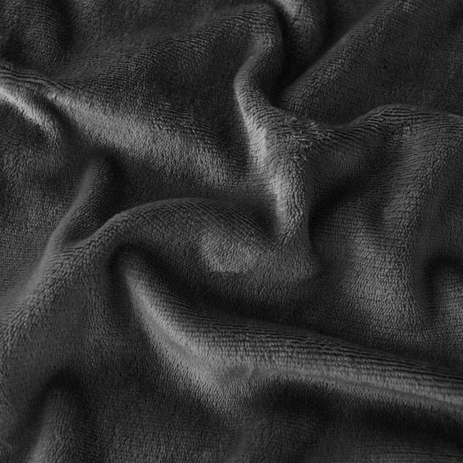 Cosy pătură 150X200Cm negru Fleece pătură Living pătură Sherpa canapea arunca canapea pătură Warm Winter Soft (negru, 150X200Cm) Paturi si Cuverturi Good Nite