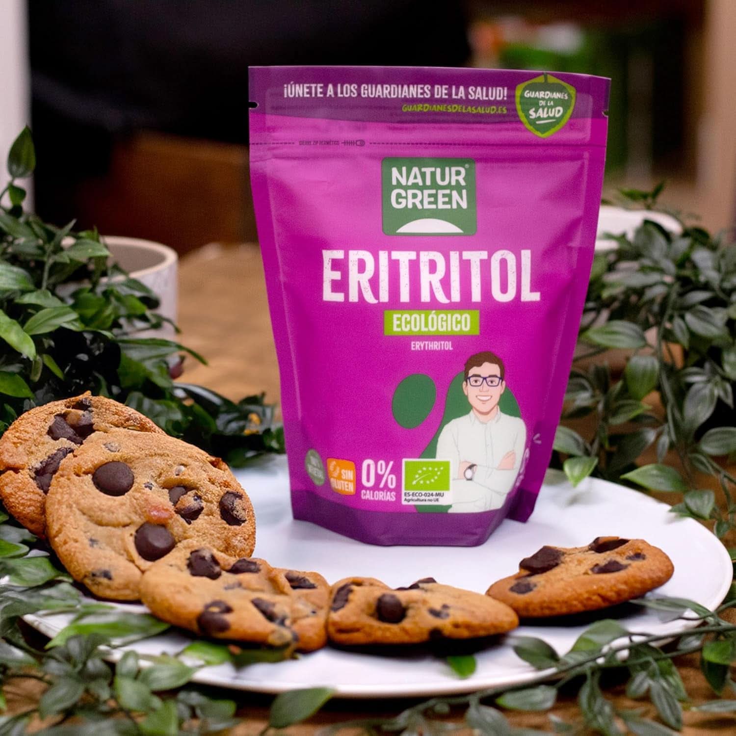 Bio Erythritol, édulcorant naturel, biologique, faible indice glycémique, 500 grammes Édulcorants Naty Shop