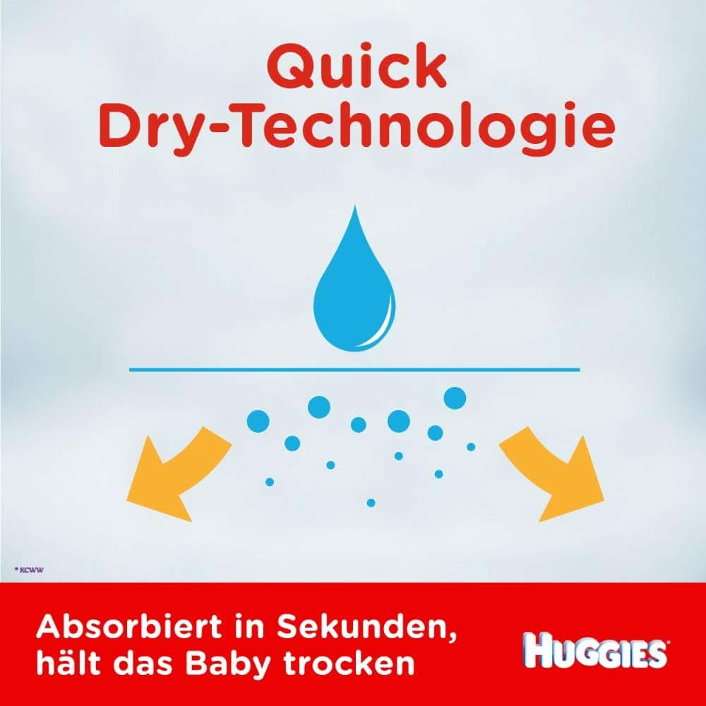 Pantalon Huggies Ultra Comfort taille 4, 9-14 kg, Pour les enfants actifs, Avec indicateur d'humidité et technologie de ceinture nuageuse, 144 couches Mère et Enfant Naty Shop