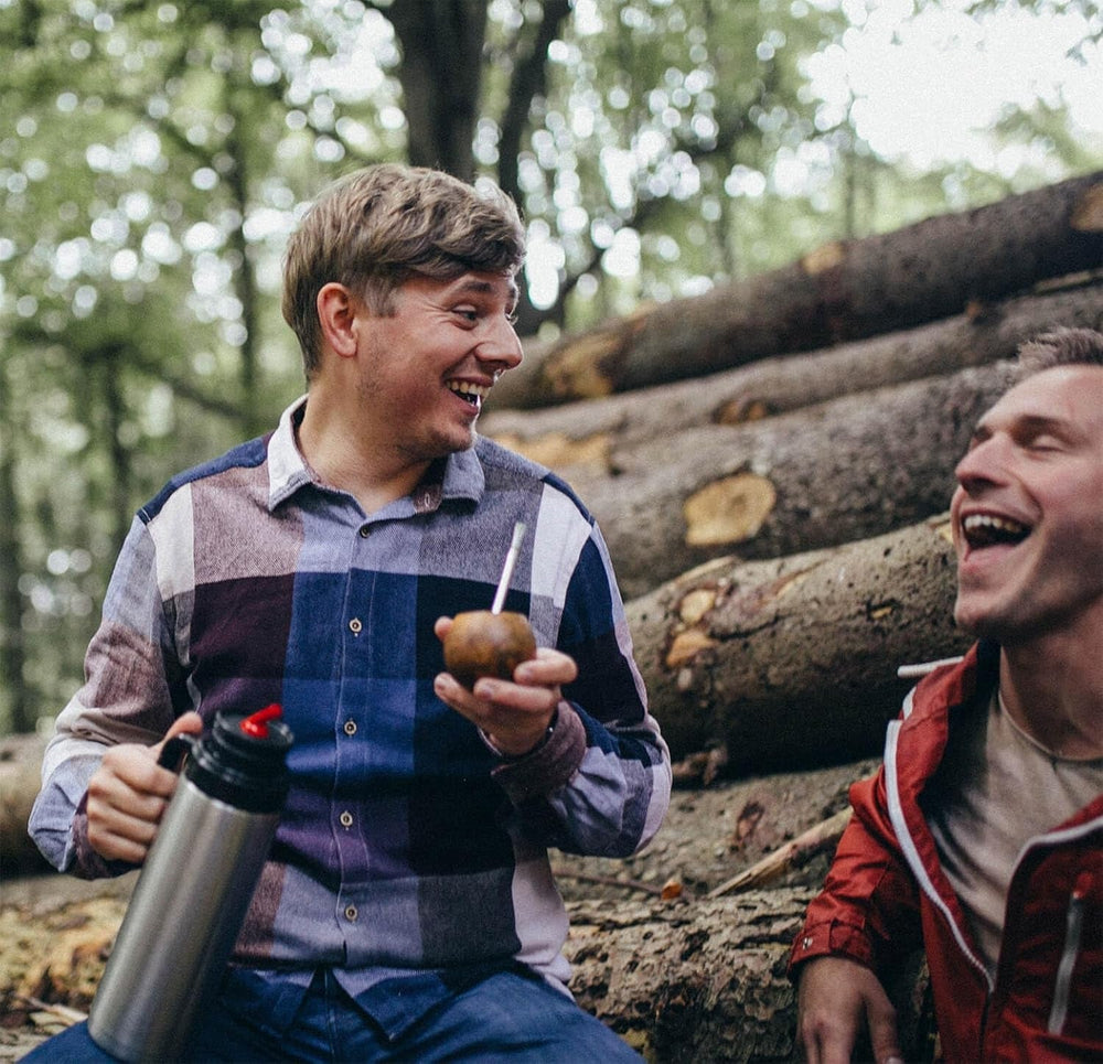 Thé Mate BIO 1KG ● Frais et vert ● Yerba Mate original ● Séché à l'air ● Sans fumée ● Sans plastique ● Commerce équitable ● Thé maté à base de feuilles de maté, de branches de maté et de poudre de feuilles de maté ● DE-ÖKO-006