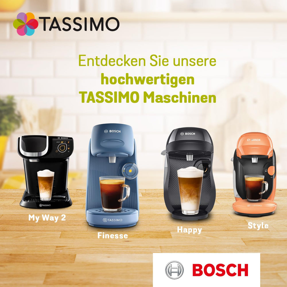 Tassimo Kapseln Jacobs Caffè Crema Classico, 5 x 16 tampons, 80 Kaffeekapseln