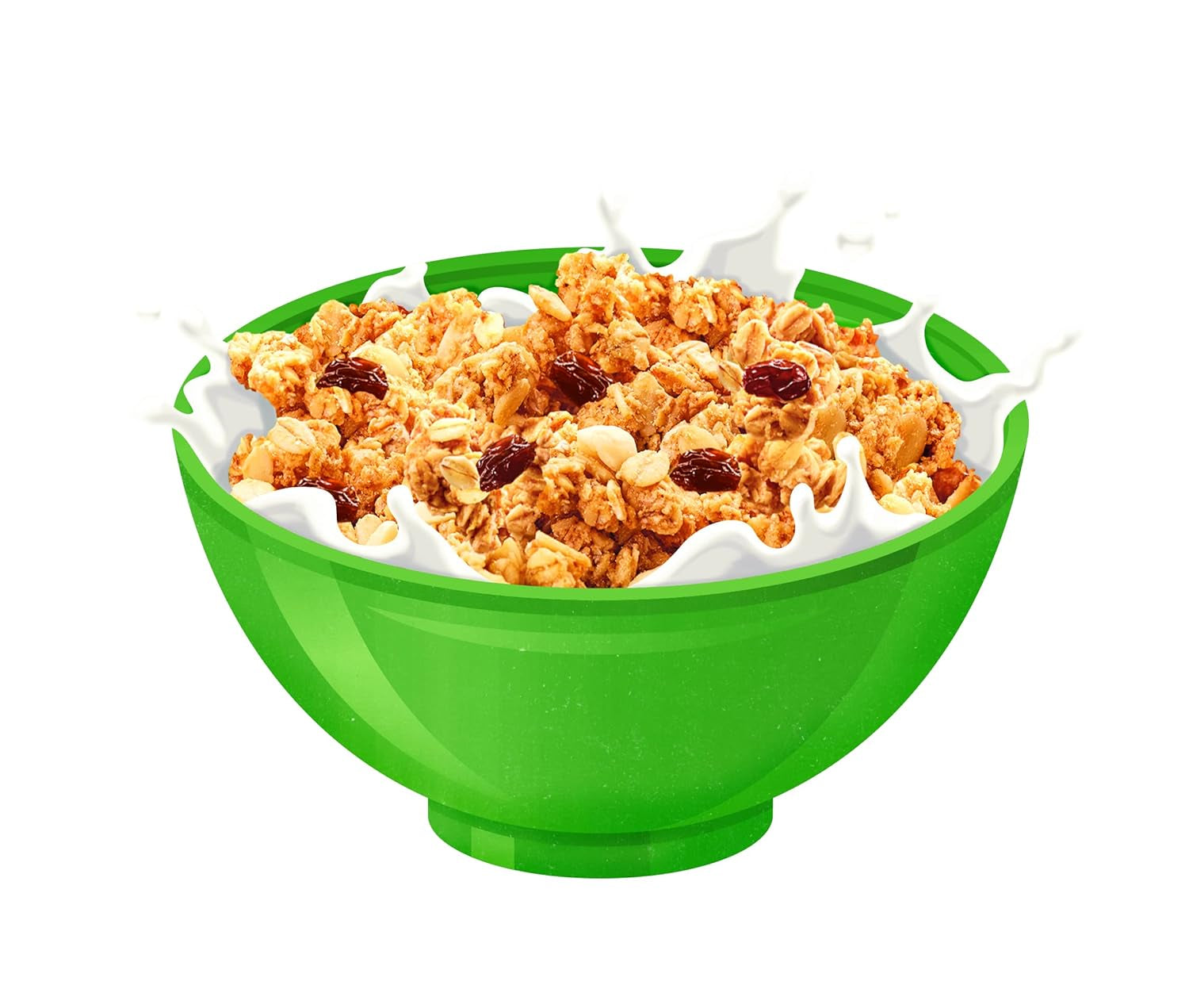 Dr. Oetker Vitalis Classic Crispy Muesli : Grand paquet de muesli croustillant pour petit-déjeuner aux raisins secs, 1 paquet, 1,5 kg