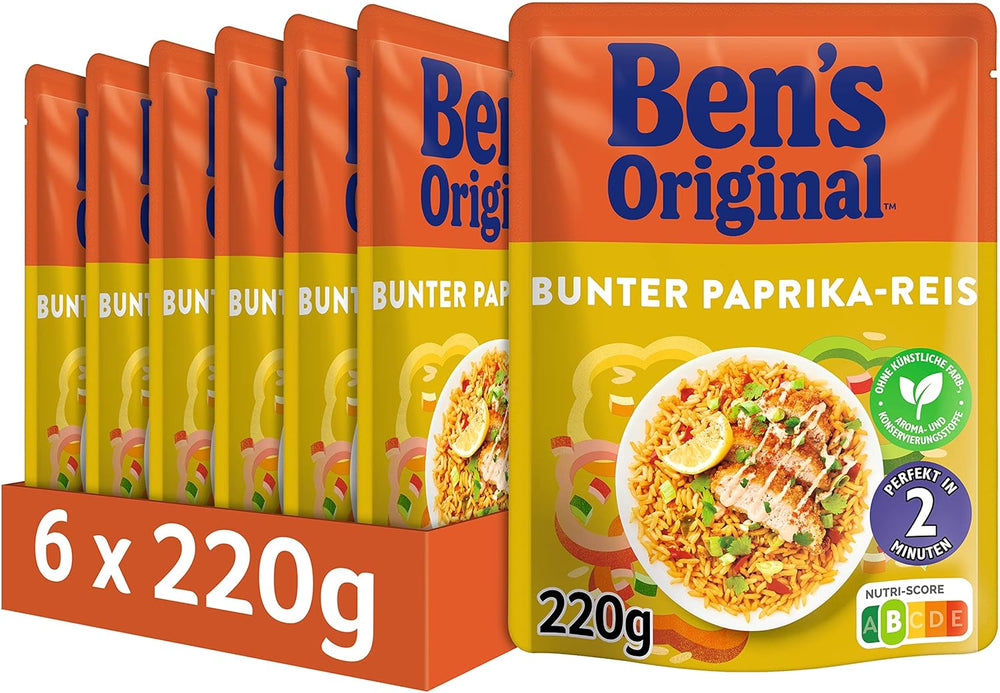 BEN'S ORIGINAL™ Riz express mexicain 6 x 220g