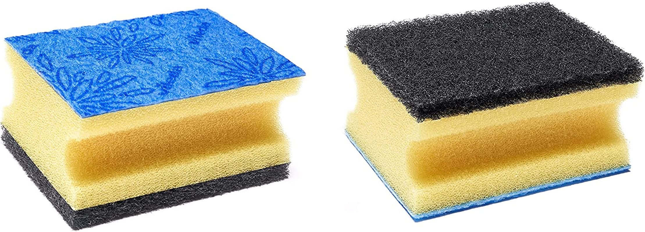 Vileda Glitzi, éponge à vaisselle pour la cuisine, à effet antibactérien, très absorbante, pack de 18 détergents de cuisine Naty Shop