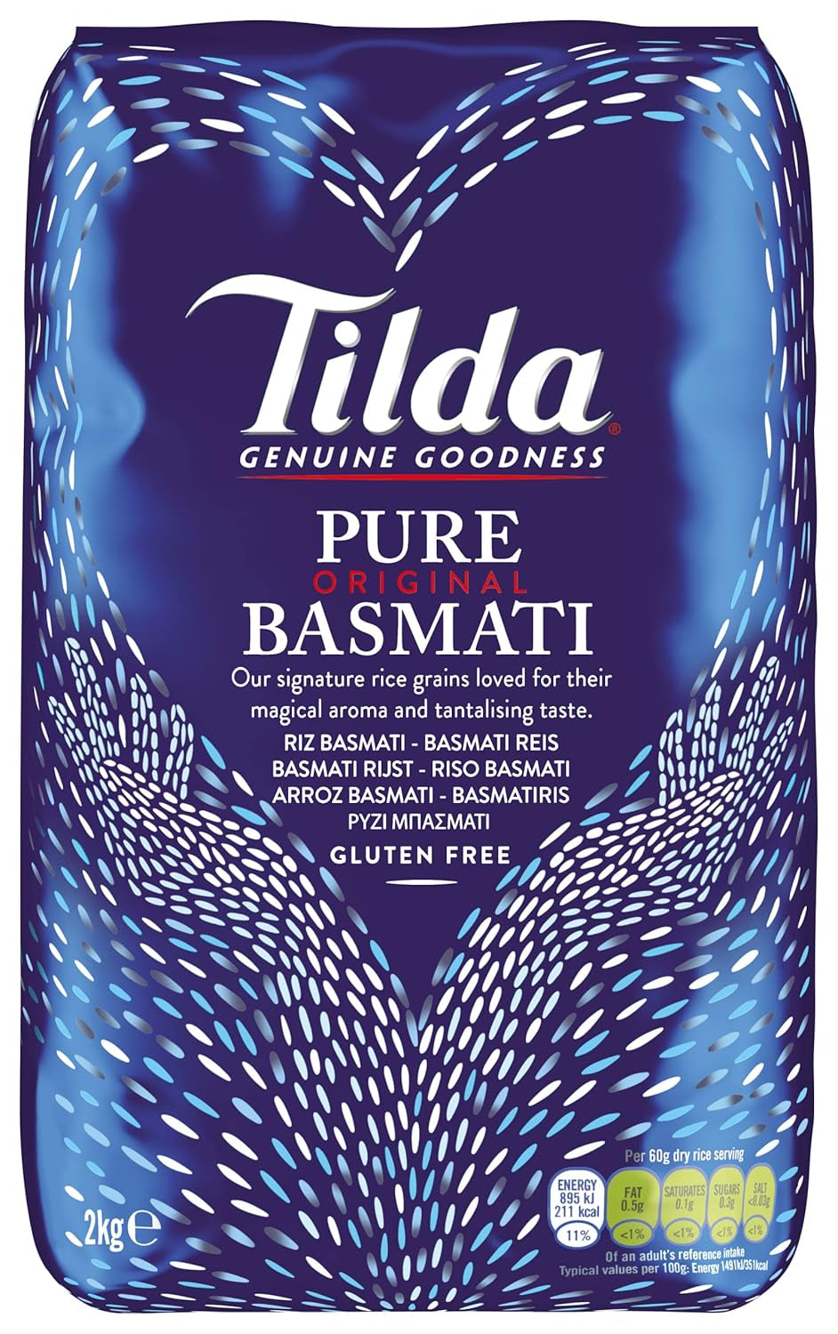TILDA - Riz Basmati - (1 X 2 KG)