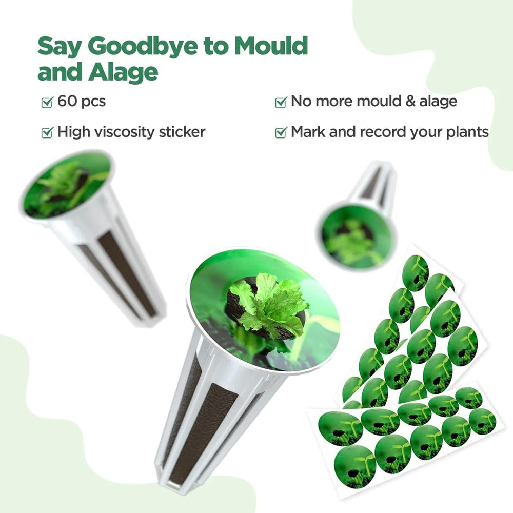 Kit de culture de dosettes de 172 pièces, éponges de culture pour la culture hydroponique