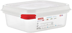 03350 PP Récipient alimentaire GN avec couvercle, 1,1 l, 65 mm (4 pièces) Boîtes de conservation alimentaire Naty Shop 65 X 176 X 162 mm