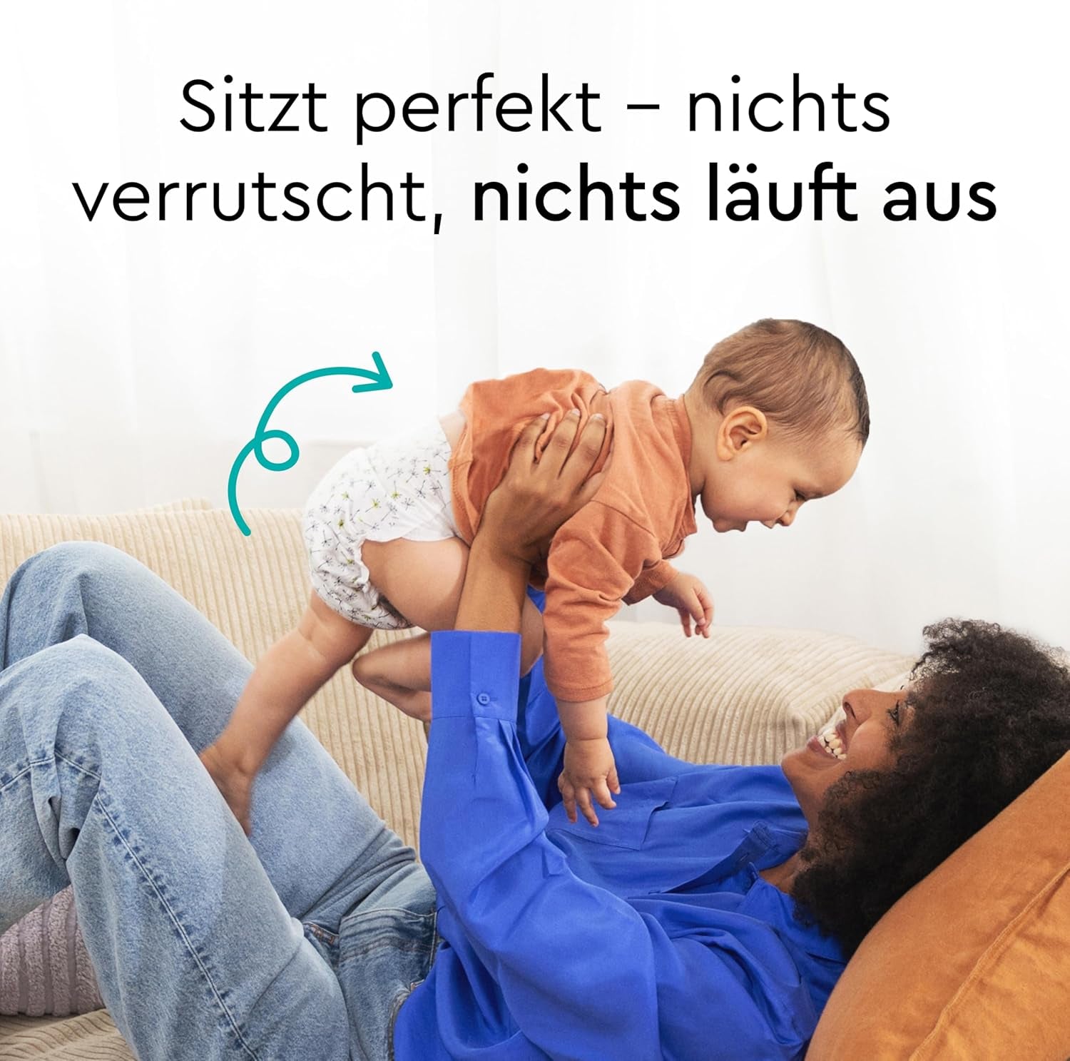 LILLYDOO Couches pour bébé respectueuses de la peau - Taille 3 (6-10 kg), 29 pièces, protection fiable contre les fuites, douces, sans parfum et sans lotion pour peaux sensibles, testées dermatologiquement