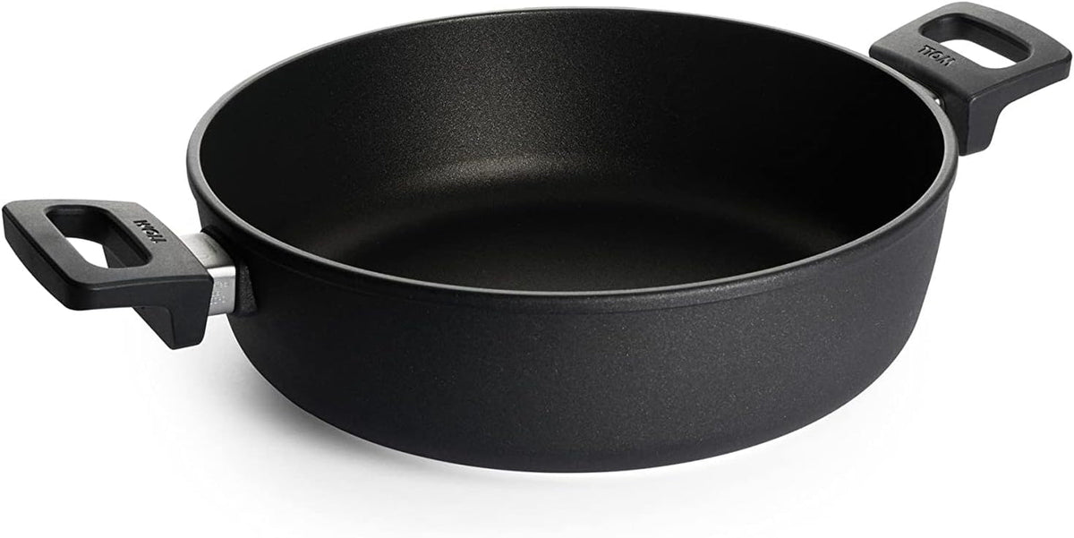 Woll Nowo Titanium Kasserolle - Induktiv -, Ø 32 Cm, 8 Cm Hoch, 5.5 Liter, Mit 2 Seitengriffen - Geeignet Für Alle Herdarten Moules et plateaux pour la cuisson Naty Shop 4 litres