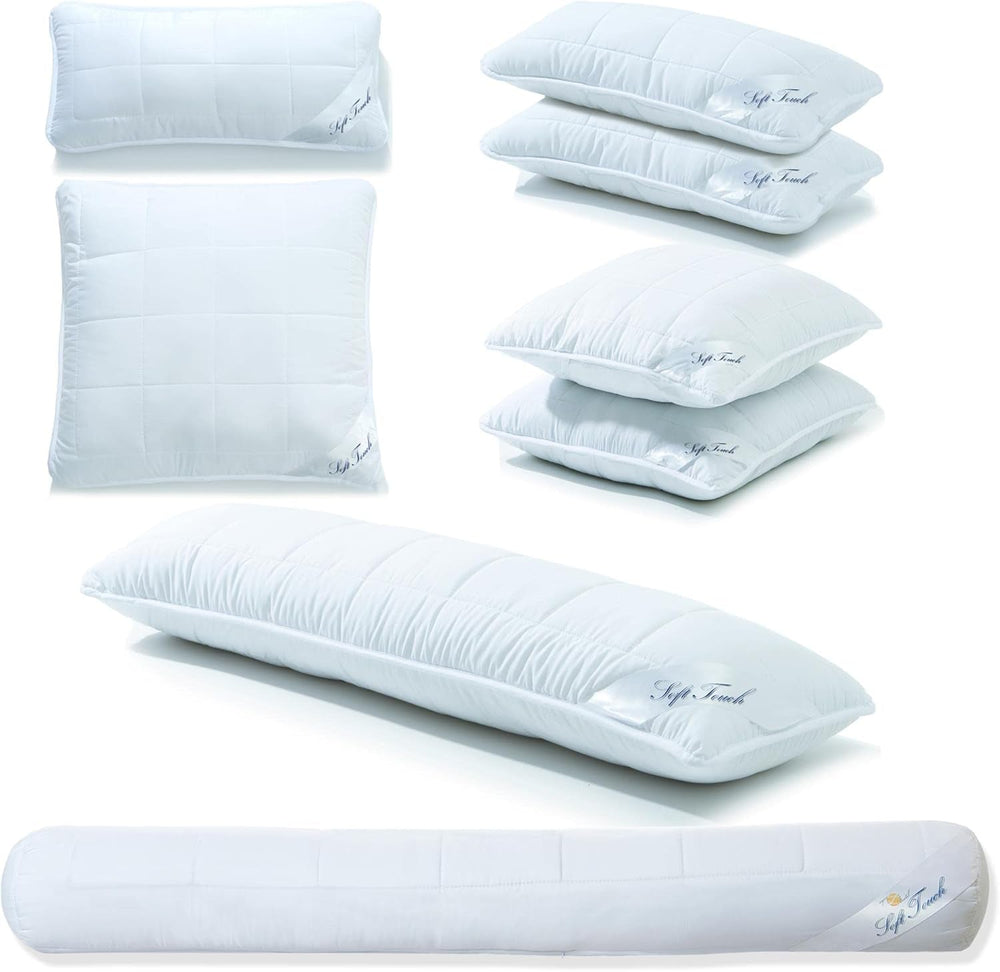 Coussin de couchage latéral 40 X 145 Cm fermeture éclair coussin d'allaitement 1500G Climatisation Oreillers standards Oeko-Tex Naty Shop