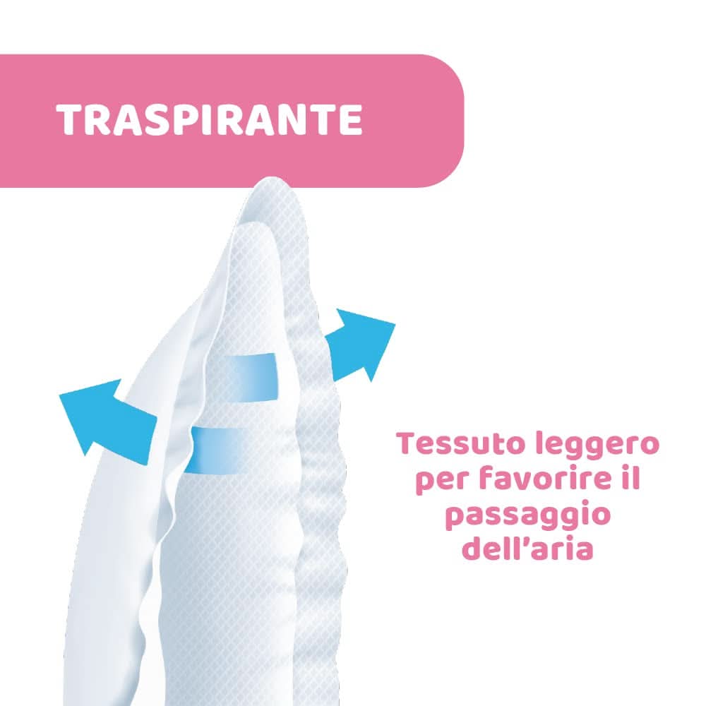 Chicco Acterielle Coussinets d'allaitement Natural Feeling, 30 pièces Accessoires d'alimentation et d'allaitement Bebe Naty Shop