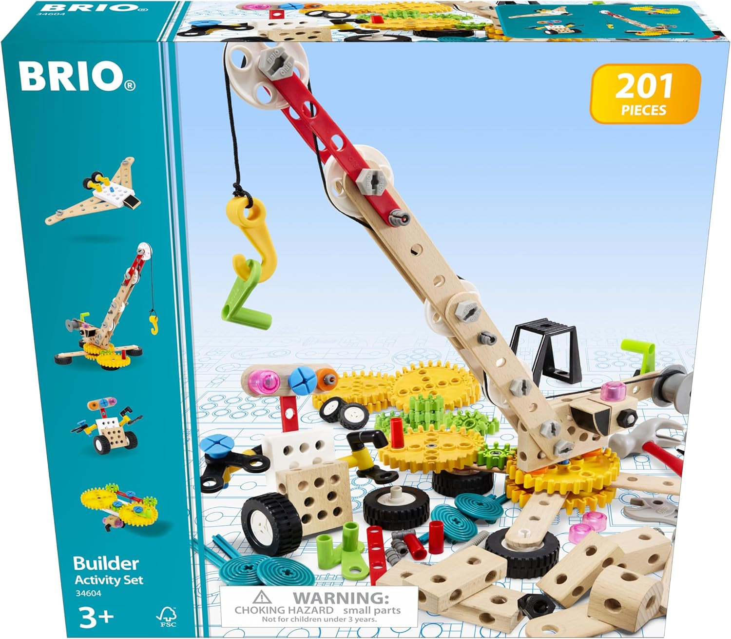 BRIO Builder – 34604 Ensemble de jardin d'enfants Builder | Programmes de jeux de rôle et de construction pour enfants à partir de 3 ans
