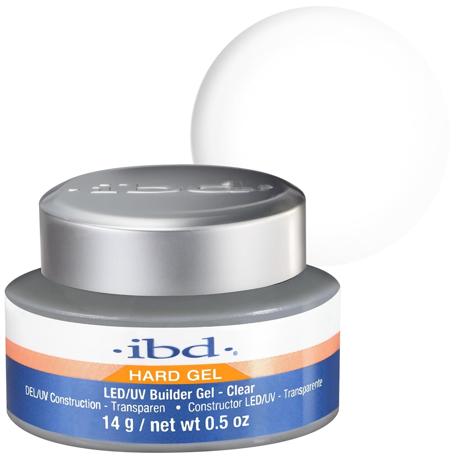 IBD Hard Gel – Gel de construcție LED/UV roz II, 1 pachet (1 x 56 g) – Fabricat în SUA – Construcție unghii acasă – Fără programări sau saloane de unghii zgomotoase