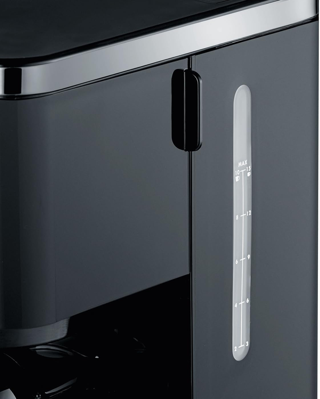 GREF. Machine à expresso à filtre FK402 noire, 1,25 L, fonction maintien au chaud, minuterie, fonction pré-infusion, tête d'infusion pour un développement optimal des saveurs, facile à utiliser