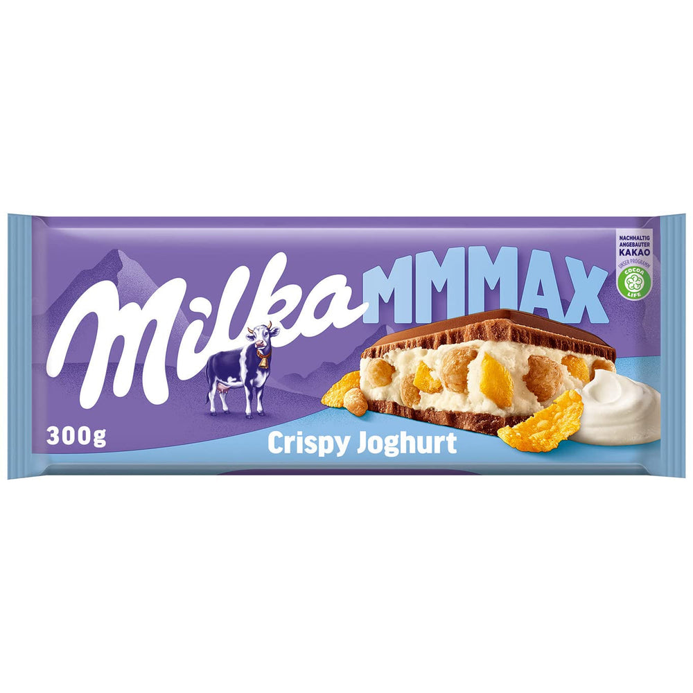 Milka Mmax Triolade – Ciocolată cu lapte alpină cu ciocolată albă și neagră – 280g