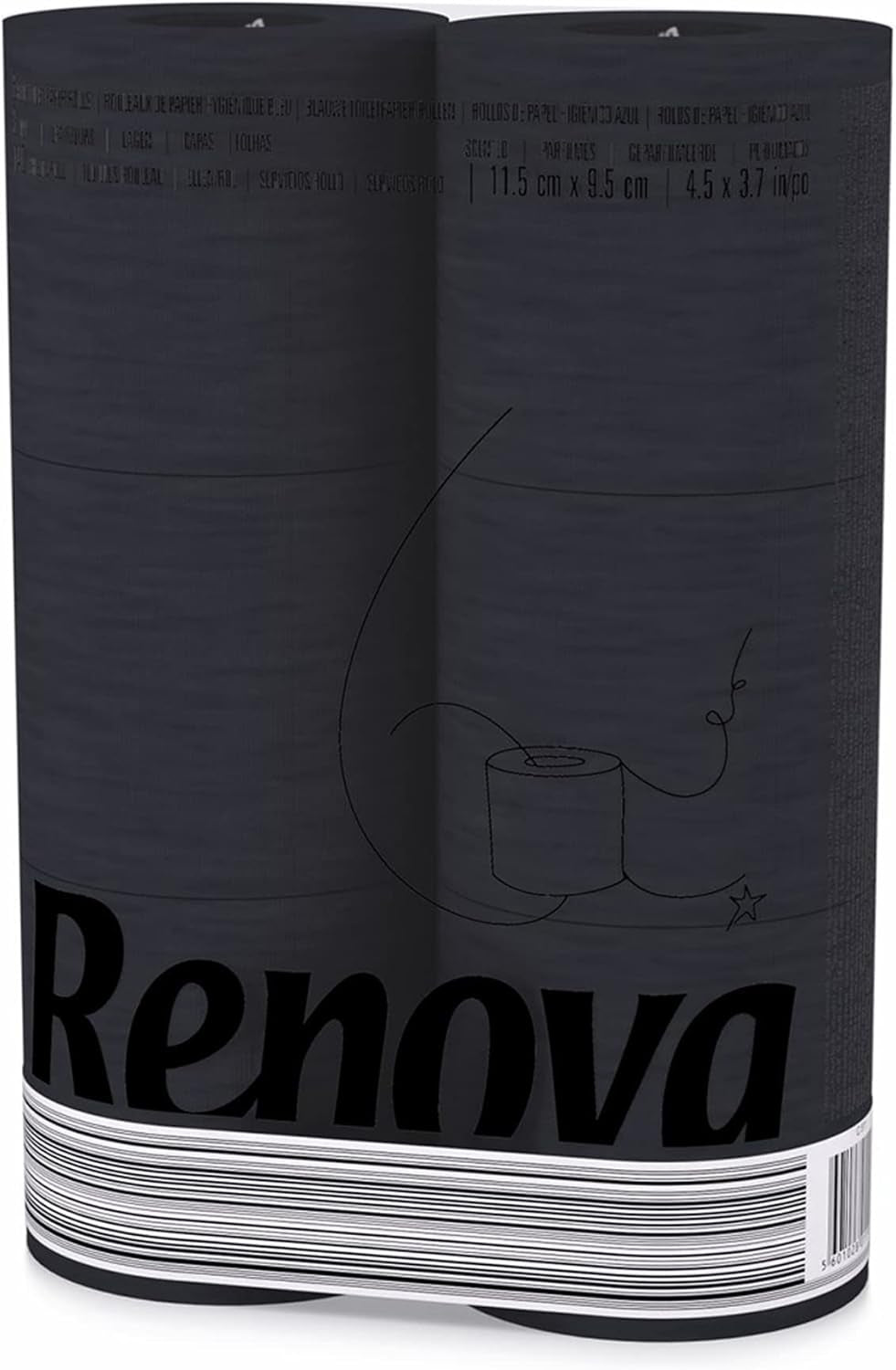 Papier toilette Renova Black Label (6 rouleaux)