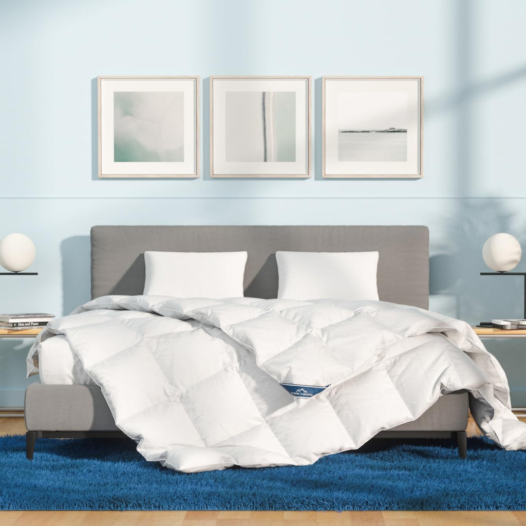 Nordic Paradise - Plapumă confortabilă - 50% puf de rață germană - Plapumă caldă de iarnă - 200X200 Cm Plapumi si pilote Naty Shop