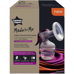 Tommee Tippee Tire-lait manuel "Made for Me", poignée ergonomique, sans BPA, transparent Accessoires Alimentation et Allaitement Bebe Naty Shop