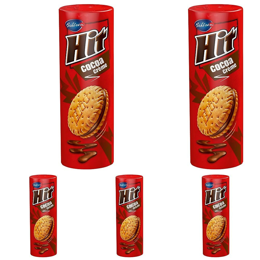 Bahlsen Hit Cacoa Creme, 134 g (pachet de 12)