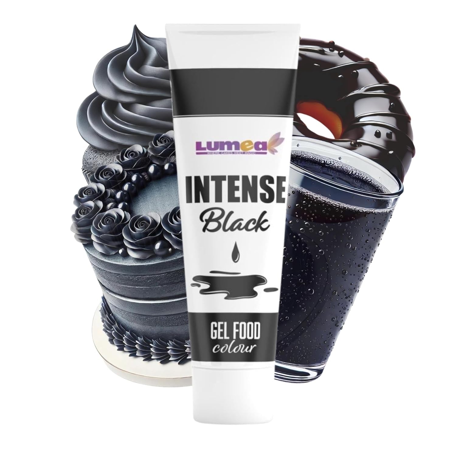 Dekozauber 24 Colorant Alimentaire Rouge, Gel, 30 g, Végétalien, Sans Sucre, Hautement Concentré, Colorant Alimentaire Rouge pour Fondant, Crème au Beurre, Boissons et Plus