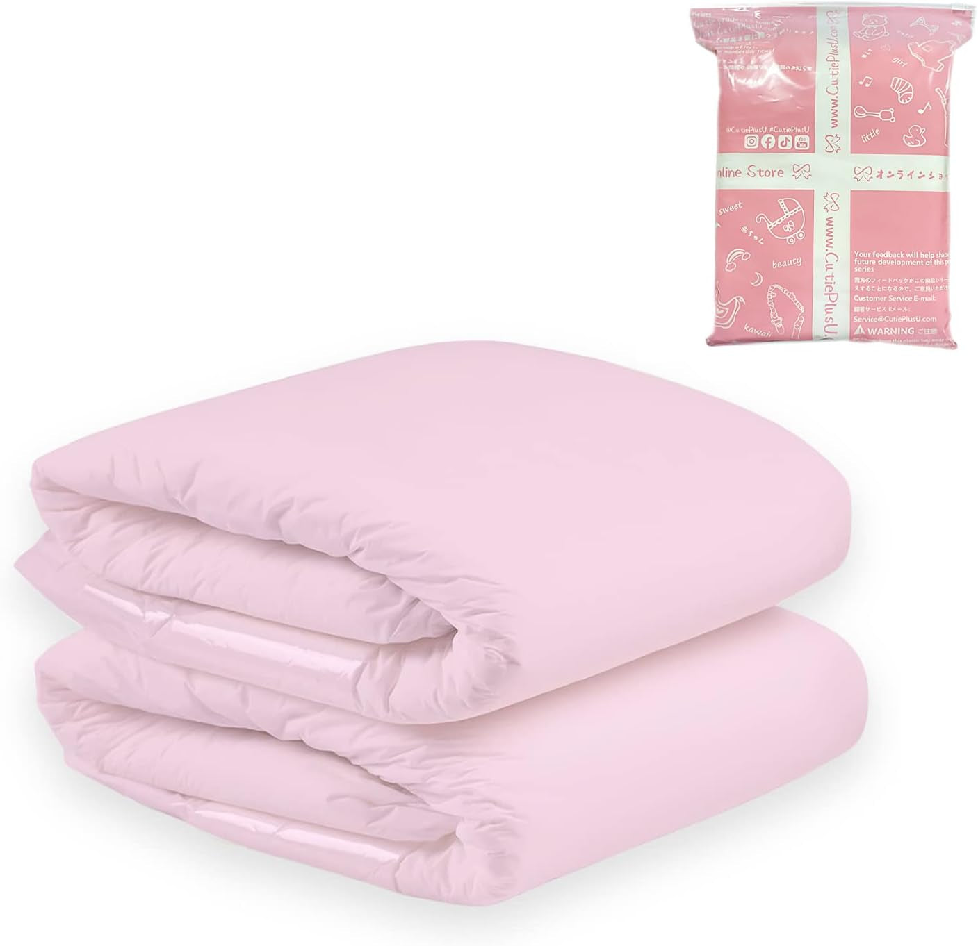 CutiePlusU Couches pour adultes, surface sèche, absorption maximale pendant la nuit, couches jetables pour incontinence – bleu, rose, blanc, lot de 3 (moyen 71-96 cm)