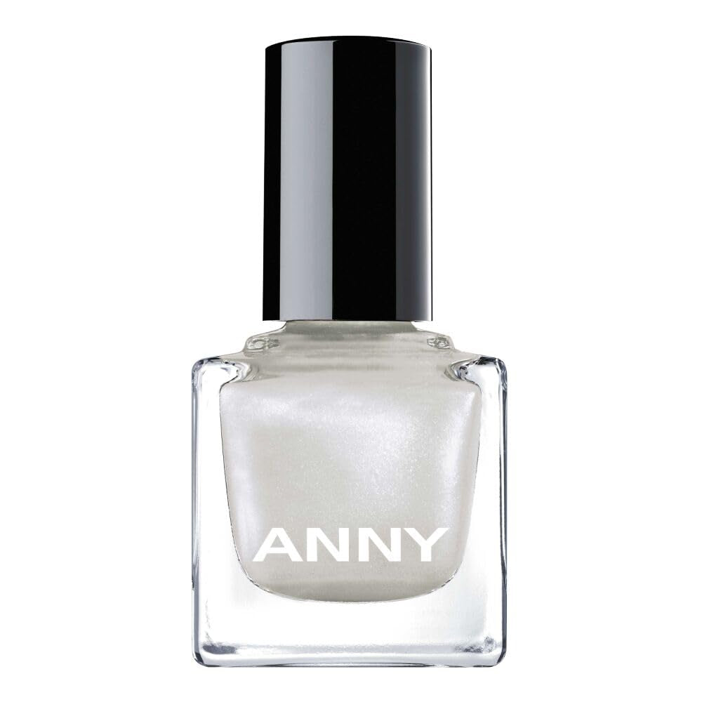Oja ANNY – Oja colorată de înaltă calitate cu strălucire de lungă durată, rezistentă la ciobire și cu uscare rapidă, culoare: stil artistic - gri rece - 15 ml