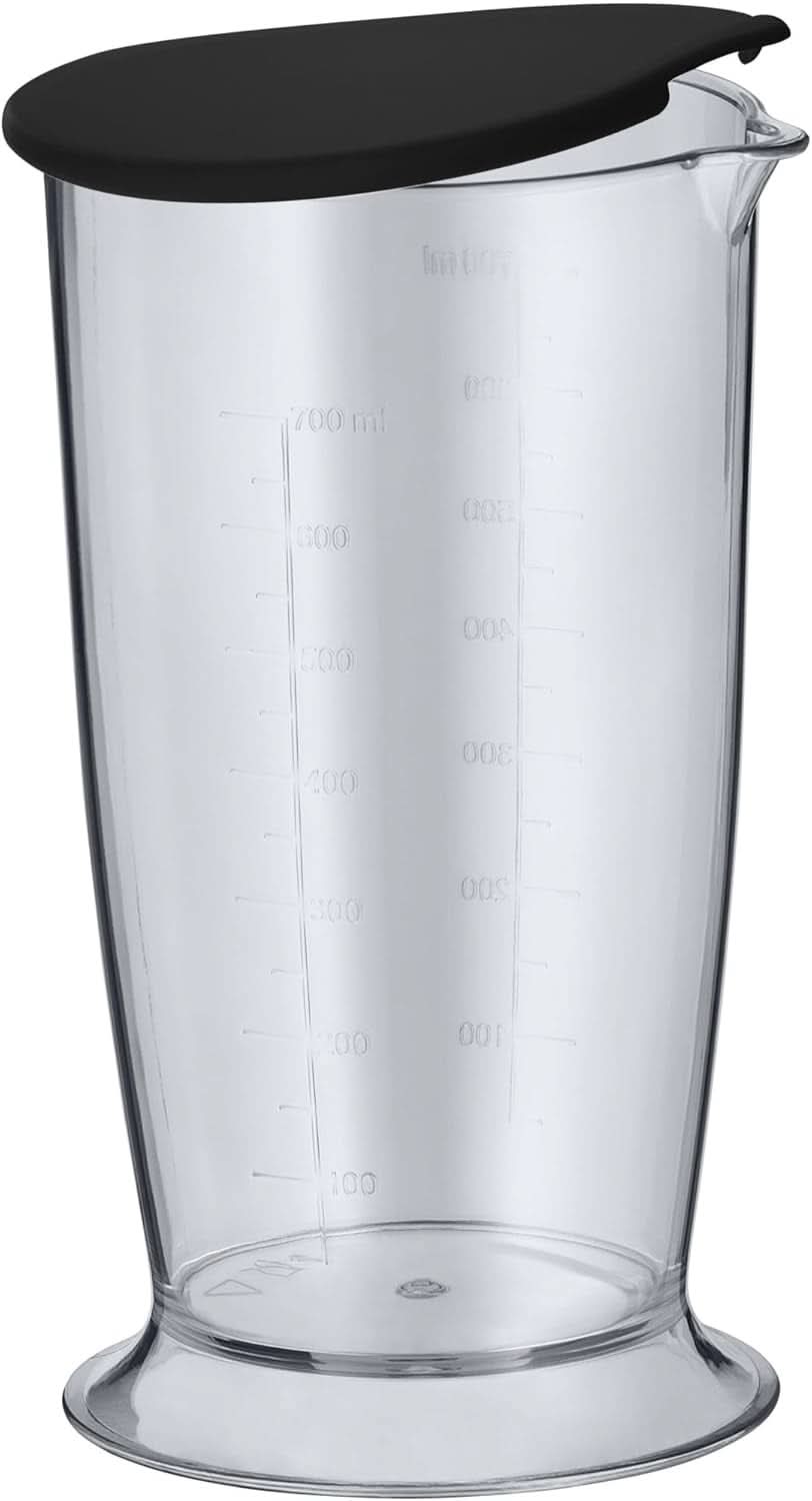 WMF Kult X Stabmixer Set 5-Teilig, Pürierstab, Schneebesen, Stampfer, Zerkleinerer, 600 Watt, Zauberstab Inkl. 700Ml Mixbehälter, Edelstahl Matt Mama si Copilul Naty Shop