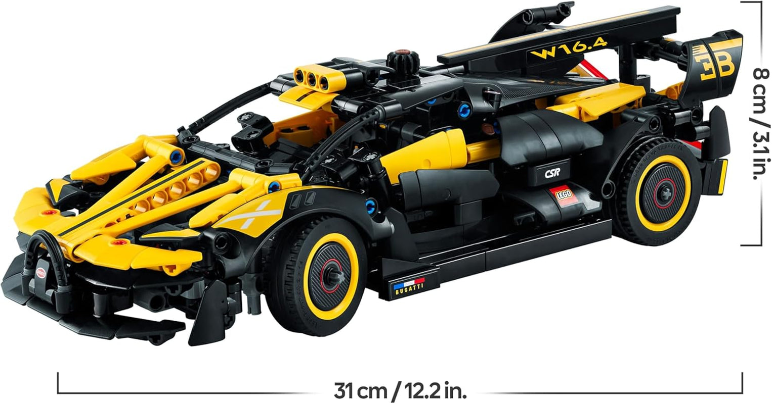 LEGO Technic Bugatti-Bolide, Auto-Modellbausatz, Sportwagen-Spielzeug, ikonisches Auto Set zum Sammeln, Bauspielzeug ab 9 Jahren 42151