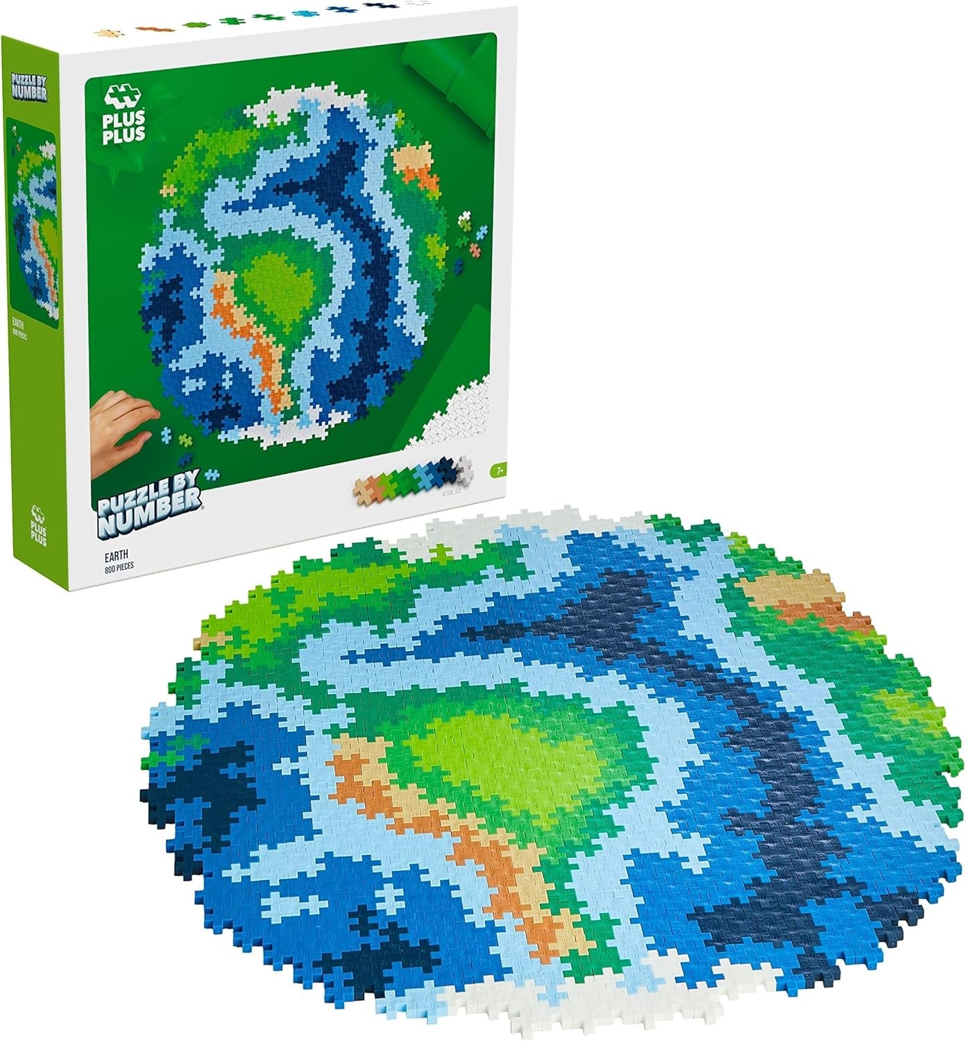 PLUS PLUS Earth Block Puzzle 800 pièce(s) Globe, Erde
