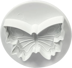 BU910 Emporte-pièce à gaufrer papillon, petit, moyen et grand format, plastique, blanc, 9 x 2 x 9 cm, 1 unité