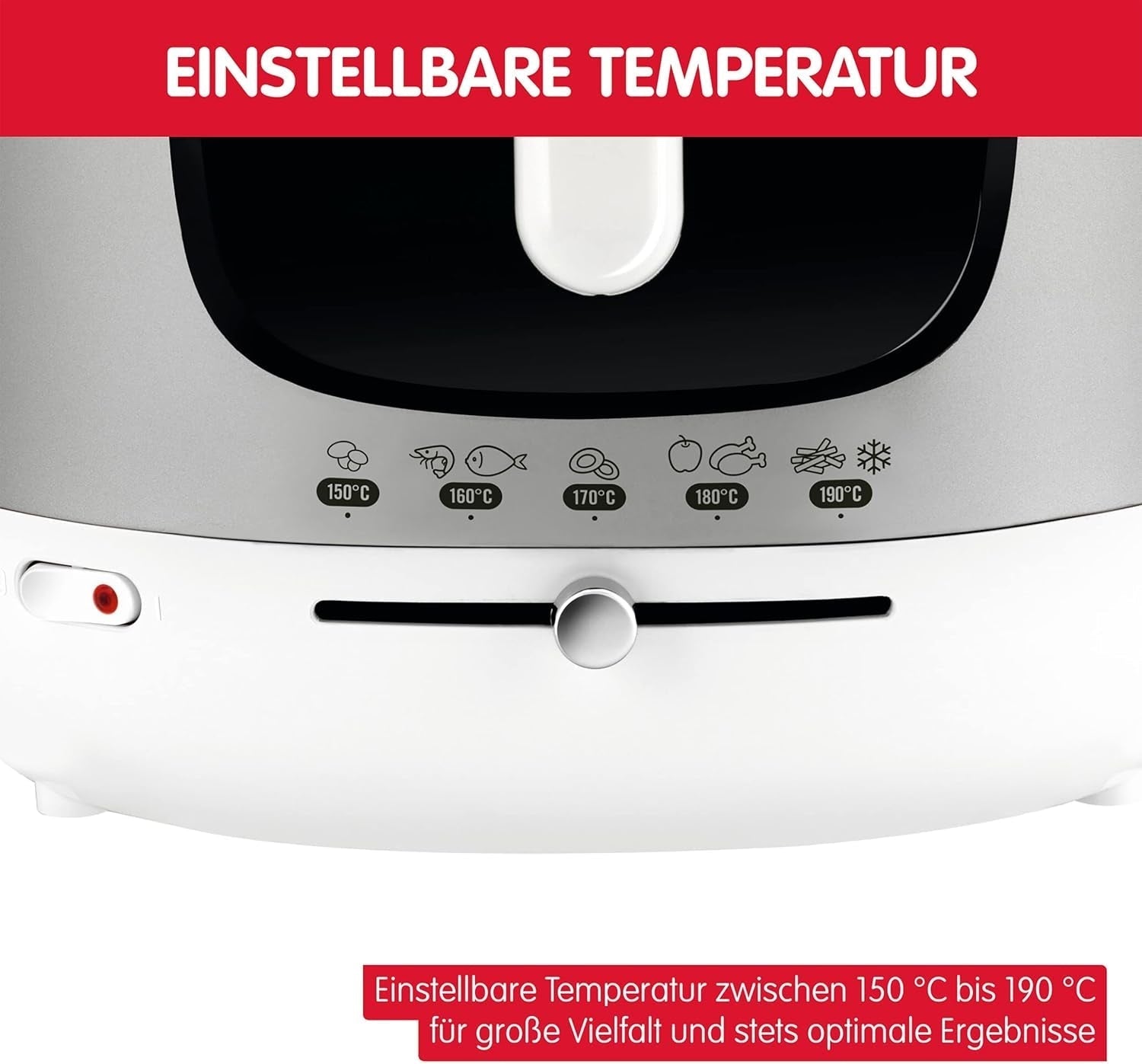 Friteuse AM4800 Mega 2Kg, friteuse à huile, filtre anti-odeur, 1800 W, électroménager Naty Shop