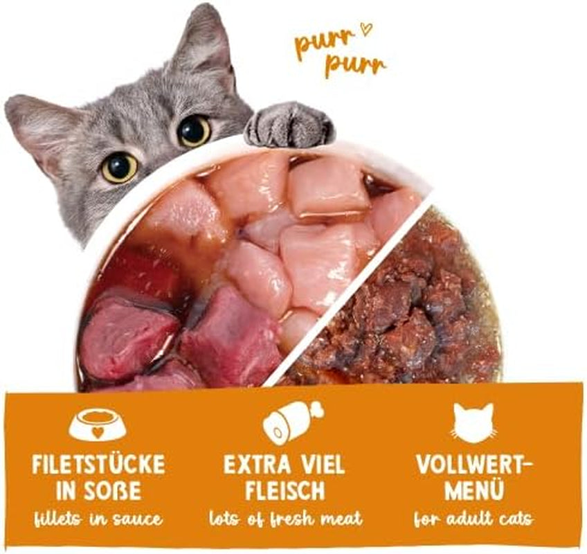 Sanabelle Hrană Umedă Gourmet la Pot cu Gâscă și Pui | 6 x 380 g | 2,28 kg