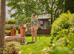 Gardena Liano Xtreme 1/2" 10 m Set : Tuyau d'arrosage textile extrêmement robuste pour robinetterie intérieure avec tuyau intérieur en PVC léger et résistant aux intempéries (18460-20)