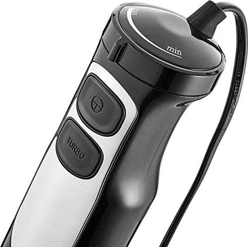 ZWILLING Batteur sur socle, Inkl. 600 Messbecher, 550 W, acier inoxydable 18/8, Edelstahl/Schwarz Mother and Child Naty Shop