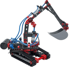 fischertechnik 533874 PROFI Pneumatic Power – Bausatz für Kinder ab 8 Jahren, pneumatisch betriebenes Spielzeug, Bagger und 4 weitere Modelle zum Zusammenbauen