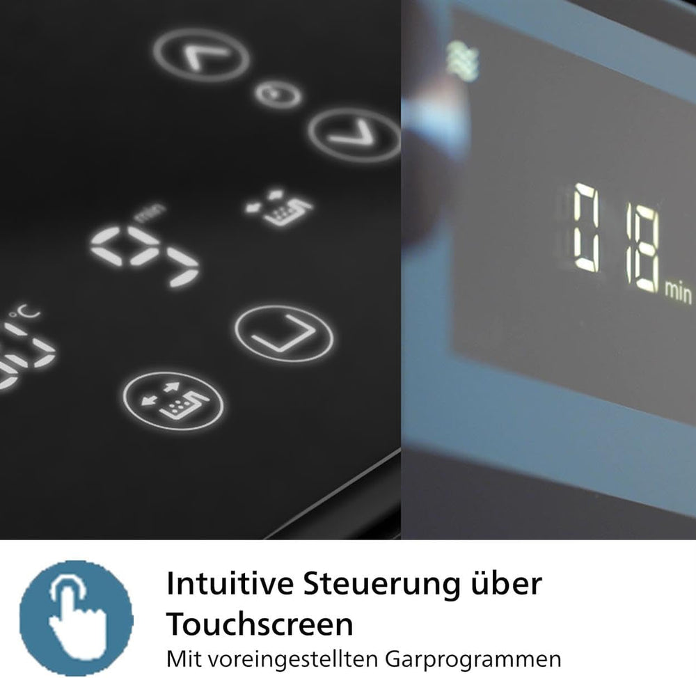 Philips Airfryer Dual Basket 3000 Series, 9L, 2 paniers, 2 plats prêts en même temps, technologie Rapidair plus électroménagers à air chaud Naty Shop