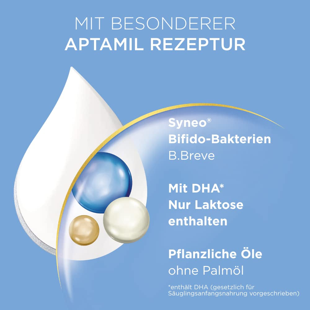 Aptamil Care PRE – Traitement du lait, avec DHA et confort – Traitement spécial du régime, gestion du régime, soins de santé, soins de santé et produits de remplacement, huile de palme, poudre de lait, 1x 800 g