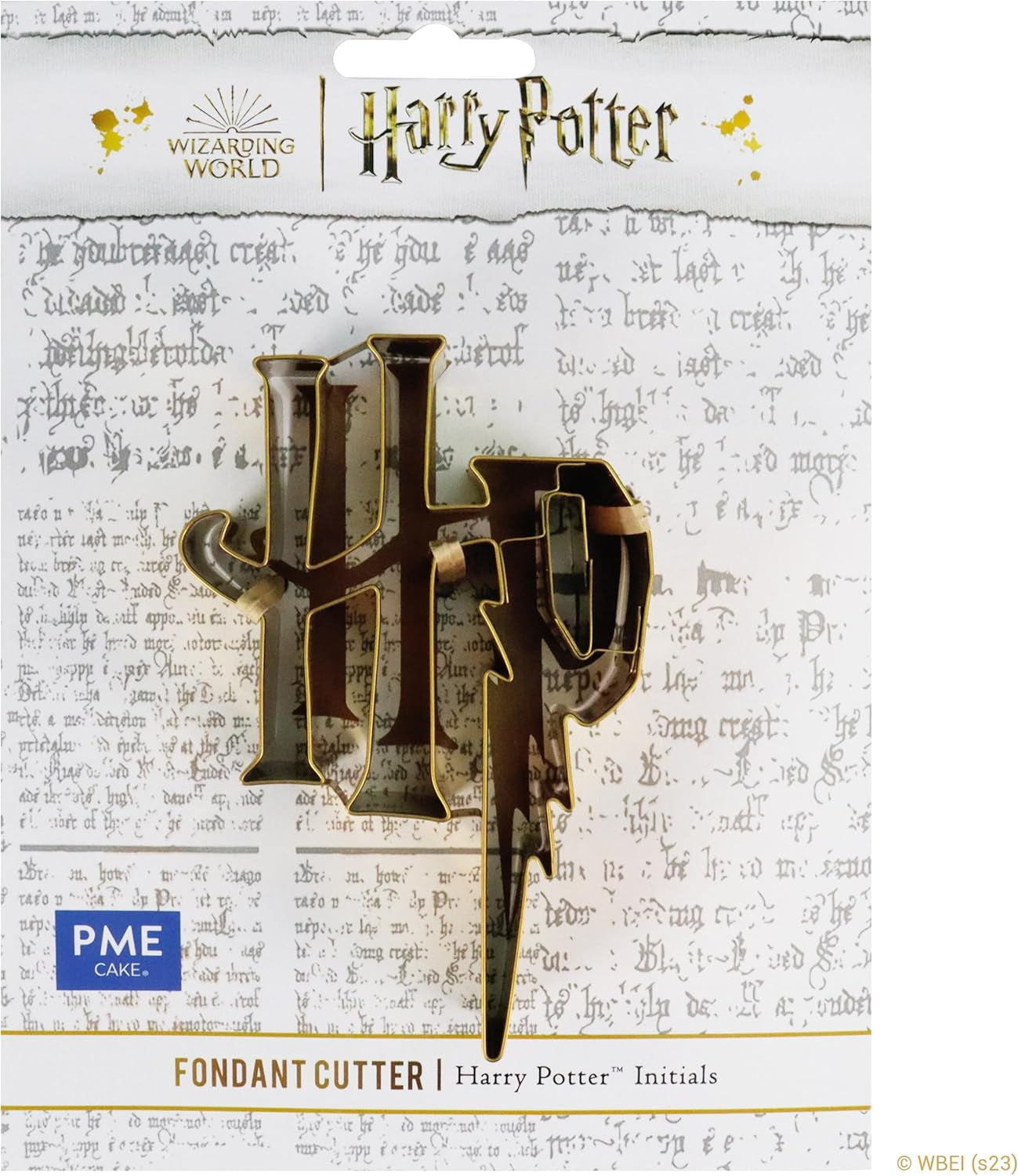 Emporte-pièces et fondant Harry Potter, logo HP