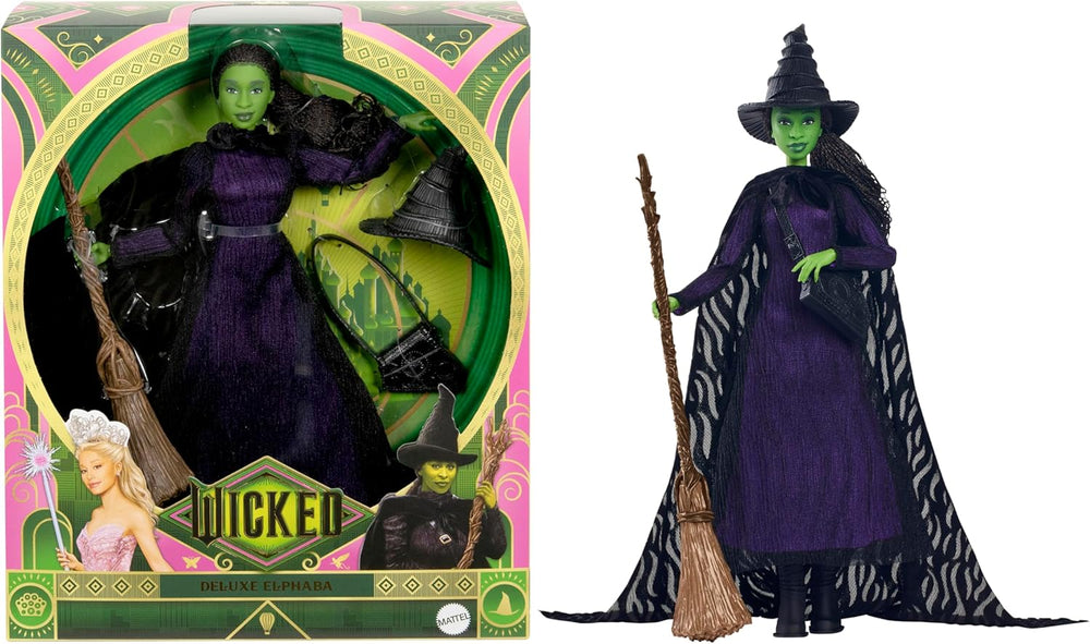 Mattel Wicked: for Good von Universal Pictures Glinda Deluxe-Modepuppe mit abnehmbarem Outfit und 3 Accessoires, vom Film inspiriert, JFM13