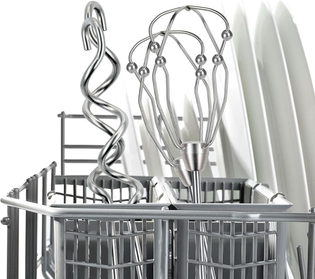 Bosch Handrührer Styline MFQ4835DE, 2X2 Rührbesen, 2 Edelstahl-Knethaken, Spülmaschinengeeignet, 575 W, Weiß Bucatarie Naty Shop