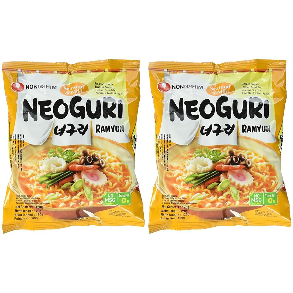 Nouilles instantanées Nong Shim Kimchi Ramyun Grand bol – Soupe ramen coréenne – Préparation rapide – 1 paquet de 112 g